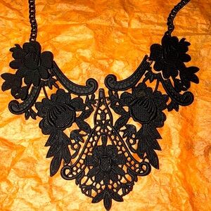 Gothic Black Metal necklace